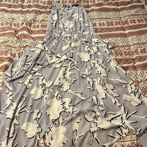 Purple floral flowy dress from Lane Bryant size 16